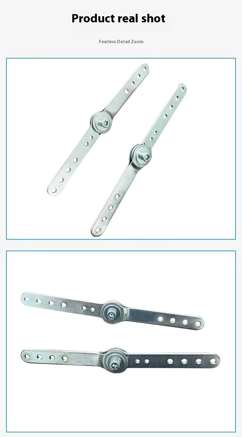 Wanjusheng Adjustable Metal White Zinc Sofa Headrest Hinge Multi-functional Furniture Hinge Living Room Kitchen Bathroom Iron