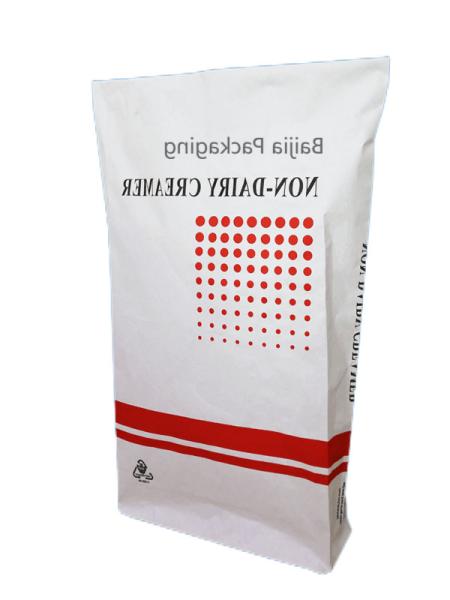 Embalagens de papel kraft selladas por calor com logotipo personalizado Embalagens de qualidade alimentar para alimentos Agricultura Química Construção de rações