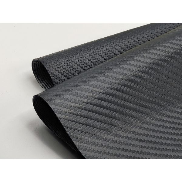 Hot-sale Pvc Carbon Fiber Woven Patterns Artificial Synthetic Leather Cheap Price Chair Sofa Shoes Car Foot Mat Faux Leather