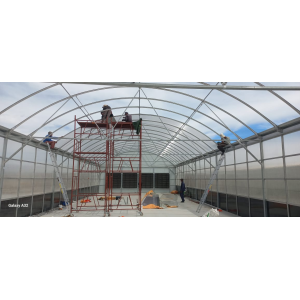 Automated Light Deprivation Greenhouse with 8mm Twin-Wall PC Board and Hot-Dip Galvanized Steel Frame Controlled by Smart PLC System