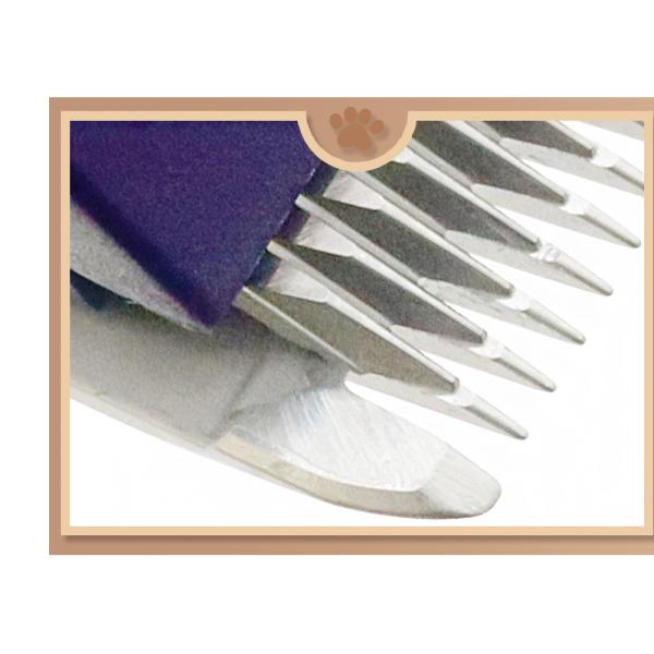 Battery Powered Pet Hair Trimmer Clippers Multiple Heads Grooming Kit for Small Pets