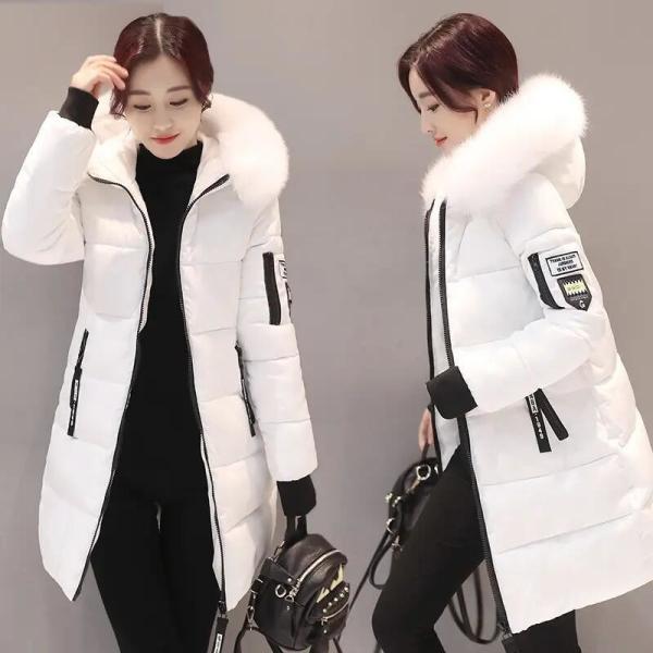                  Women Winter Cotton Coat Fur Collar Jackets Fashion Blazer Winter Padded Parka Clothes Bomber Jacket for Women             