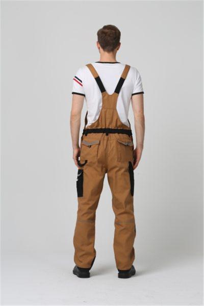 Left Hammer Loop Mens Work Bib trousers, 320gsm Workwear Bib Pants