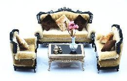European style model sofa-mini  scale sofa,model furniture,architectural model stuffs,model accessories
