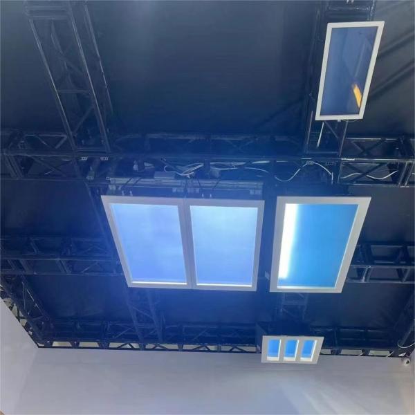 1200*600mm grande Luz de céu azul artificial para teto Luz solar lâmpadas de painel de céu luz de céu telhado