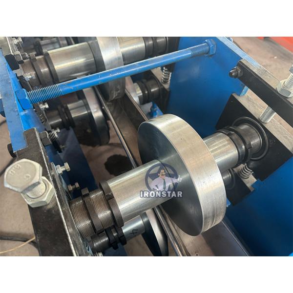 “America Standard C Guide Rail Roll Forming Machine Automatic Shutter Door Siding Track Making Machine For Metal Rolling Shutter”