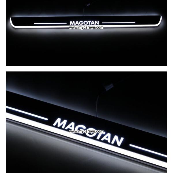 LED door scuff plate lights for Volkswagen VW Magotan door sill plate light sale