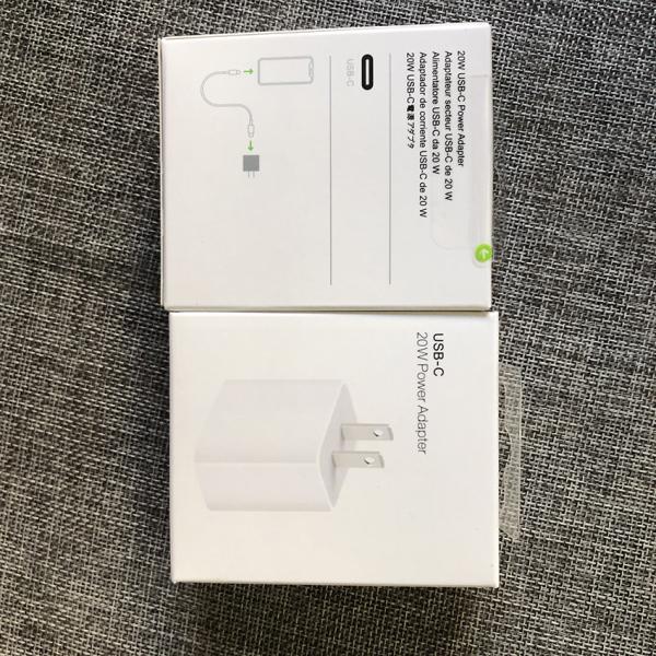 20W adaptador do poder do paládio USB C/tipo acessórios do telefone celular da tomada do carregador 5V E.U. do telefone de C com caixa