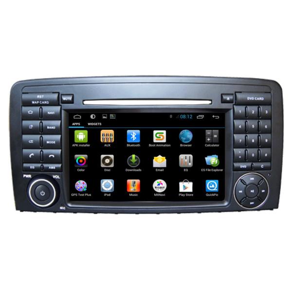 2D In Radio Players Car GPS Navigation System For Mercedes Benz R Class Android Quad Core