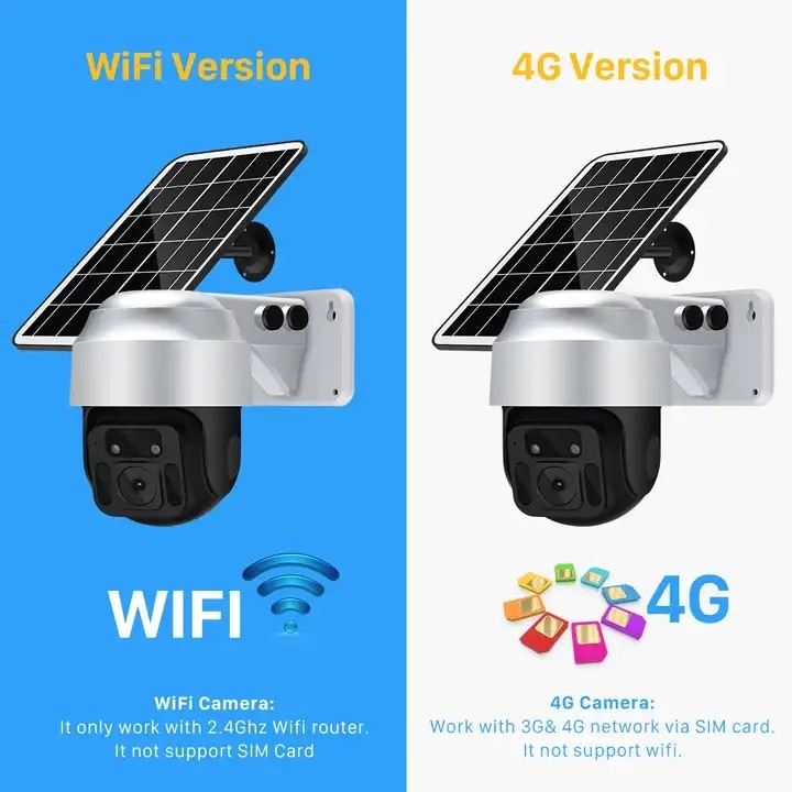 Ночное видение камеры слежения 4G 1080P батареи CMOS солнечное крытое