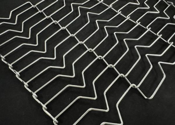 Resistência ao calor barras flexíveis 304 aço inoxidável escada rede de transportador para forno de pizza
