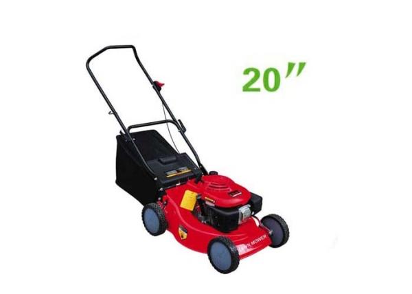Cortador de grama do impulso da mão da gasolina do jardim 5HP 20 polegadas com certificação do CE