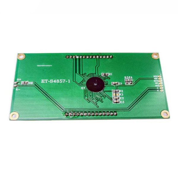 Custom Display Module 3 Digit Yellow Backlight Black Words with PCB