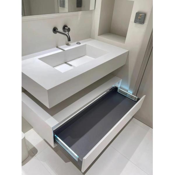 Professional 48inch USA Solid Wood Vanity with Drawers Includes Countertop and Mirror