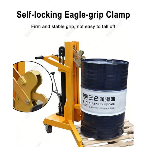 DTF450 Foot-Operated Hydraulic Drum Truck