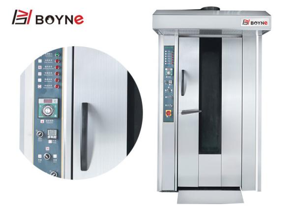 Energy Saving Commercial Hot Air Rotary Oven Diesel 64 Trays Stainless Steel