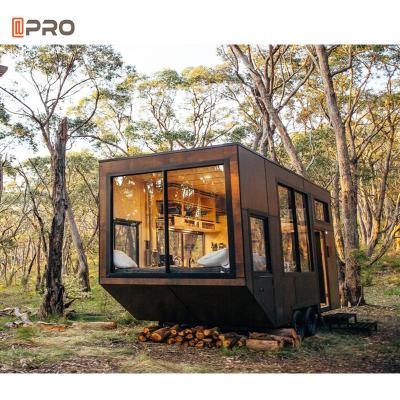 casa minúscula de envio modular pequena moderna da casa pré-fabricada das casas 20ft do movimento