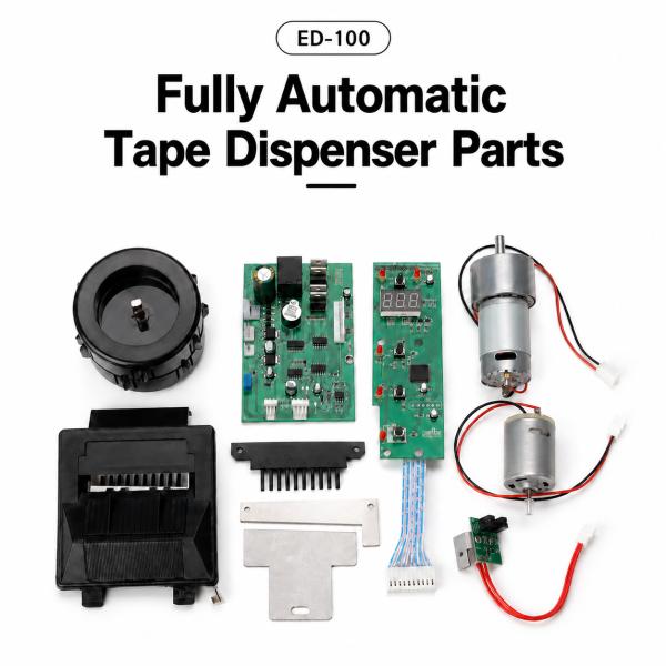 ED100 Automatic Tape Dispenser Spare Parts – Cutter Holder, Blade, Motor, Sensor and Control Board