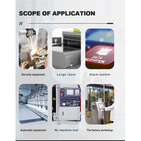 Plaque signalétique en alliage d'aluminium pour équipement LED, indicateur lumineux, indice de rendu des couleurs 80 Ra