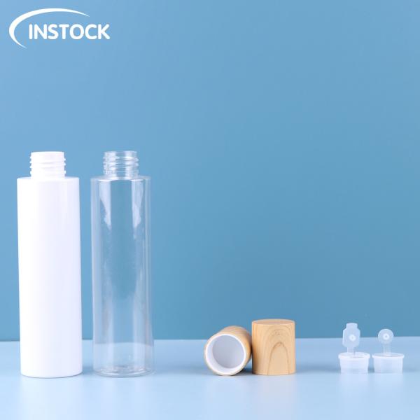 Square Plastic Cosmetic Bottle 100ml 120ml 150ml PET Skincare Lotion Bottle