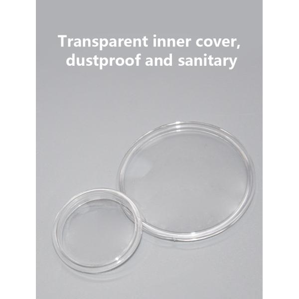 0.2oz - 2.5oz COMO os recipientes claros redondos do desodorizante que empacotam os tubos 6g 15g 30g 50g 75g