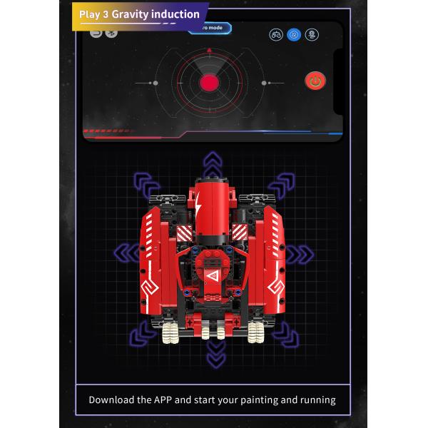 Follow Me Rc Drift Car Supra Ready-to-Go Universal Remote Control Building Blocks