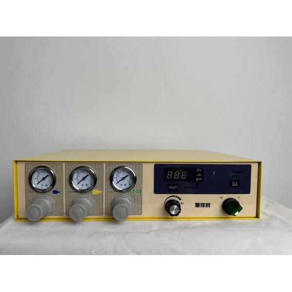 Máquina de pintura en polvo de metal portátil de bajo costo de mantenimiento con picadora pequeña