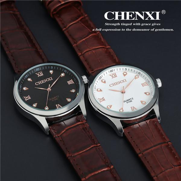 L013AG Gold Watches Quartz Stainless Steel Case Pointer Analog Watch Black Wine Top Quality Genuine Leather Watches Man