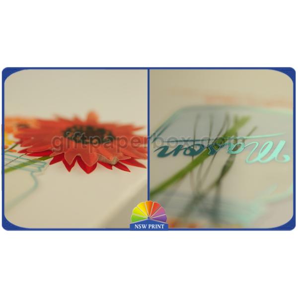 Flower Decorated Luxury Rigid Gift Box / Cardboard Gift Box For Soap Packaging