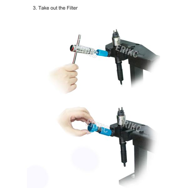 ERIKC denso common rail injector insta common rail injector install Disassembly repair tool denso valve nozzle fix tools