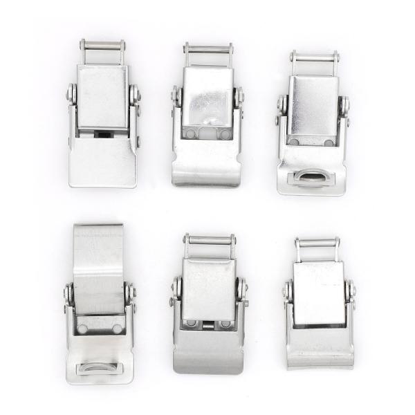 Zinc Plated Nickel Plated Iron Hasp Draw Latch With Padlock For Heavy Vehicles