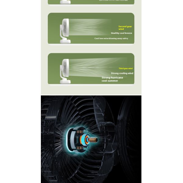 Custom Design Usb Rechargeable Desk Fan Home Use Portable Table Fan Rechargeable