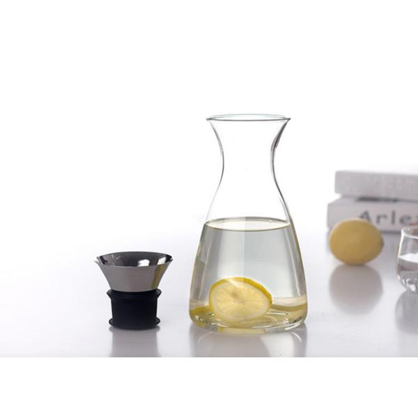 Легковес термального сопротивления безопасного кувшина воды потека свободного стеклянного высокий