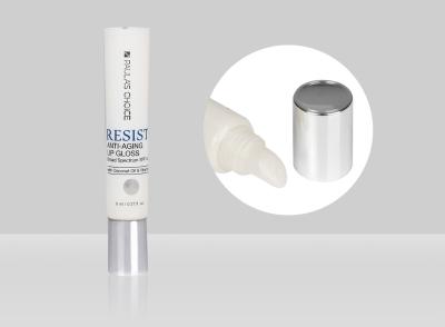 Tubos plásticos vazios cosméticos feitos sob encomenda de Logo Lip Balm Tube D16mm 3-10ml