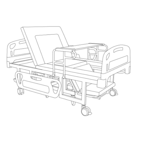 Multi Function Medical Electric Bed Hospital Dedicated