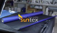Le PVC acrylique d'unité centrale de silicone de tissu à hautes températures a enduit le tissu de tissu de fibre de verre