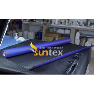 Pvc Pu силикона высокотемпературной ткани акриловый покрыл ткань ткани стеклоткани