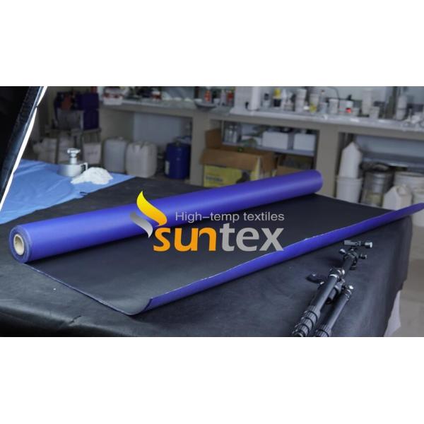 Heat resistant material silicone rubber coated fiberglass fabrics for flexible expansion joint