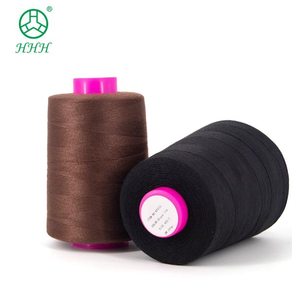 240 Color Options Mercerized Yarn Black Brown White Cotton Thread for T-Shirt Sewing