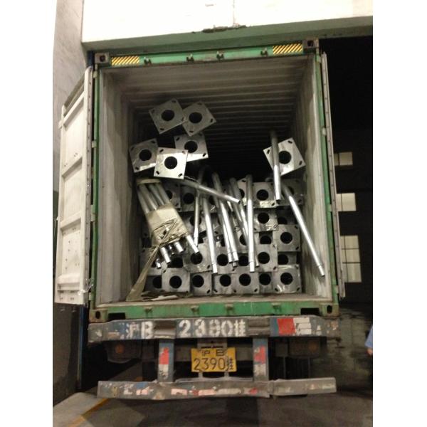 Столб света квадрата силы светильника W- 400 w светлого полюса 20 определите/двойника гальванизированный рукояткой