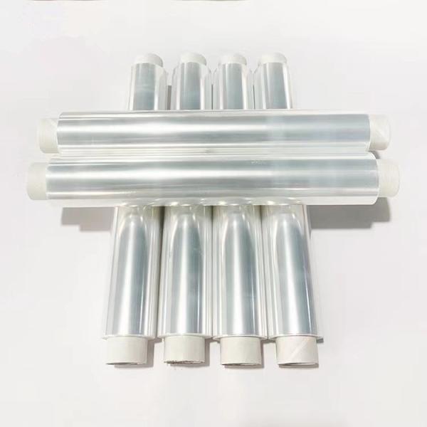 O PE do PVC adere-se filme plástico do envoltório do estiramento da cozinha do envoltório do alimento do filme