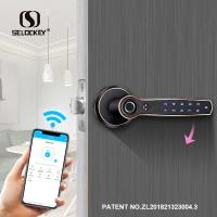 Serrure de porte intelligente Keyless de chambre à coucher de clavier numérique d'empreinte digitale de Bluetooth WIFI Digital