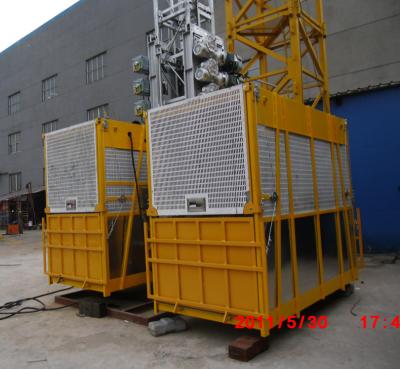 VFD Construction Hoist Elevator / Construction Material Hoist 2.5 x 1.3 x 2.5m