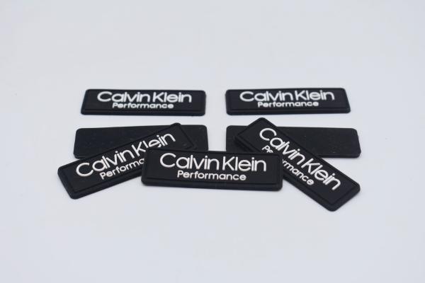 Handmade Latex Emboss Custom Clothing Patches With Brand Logo