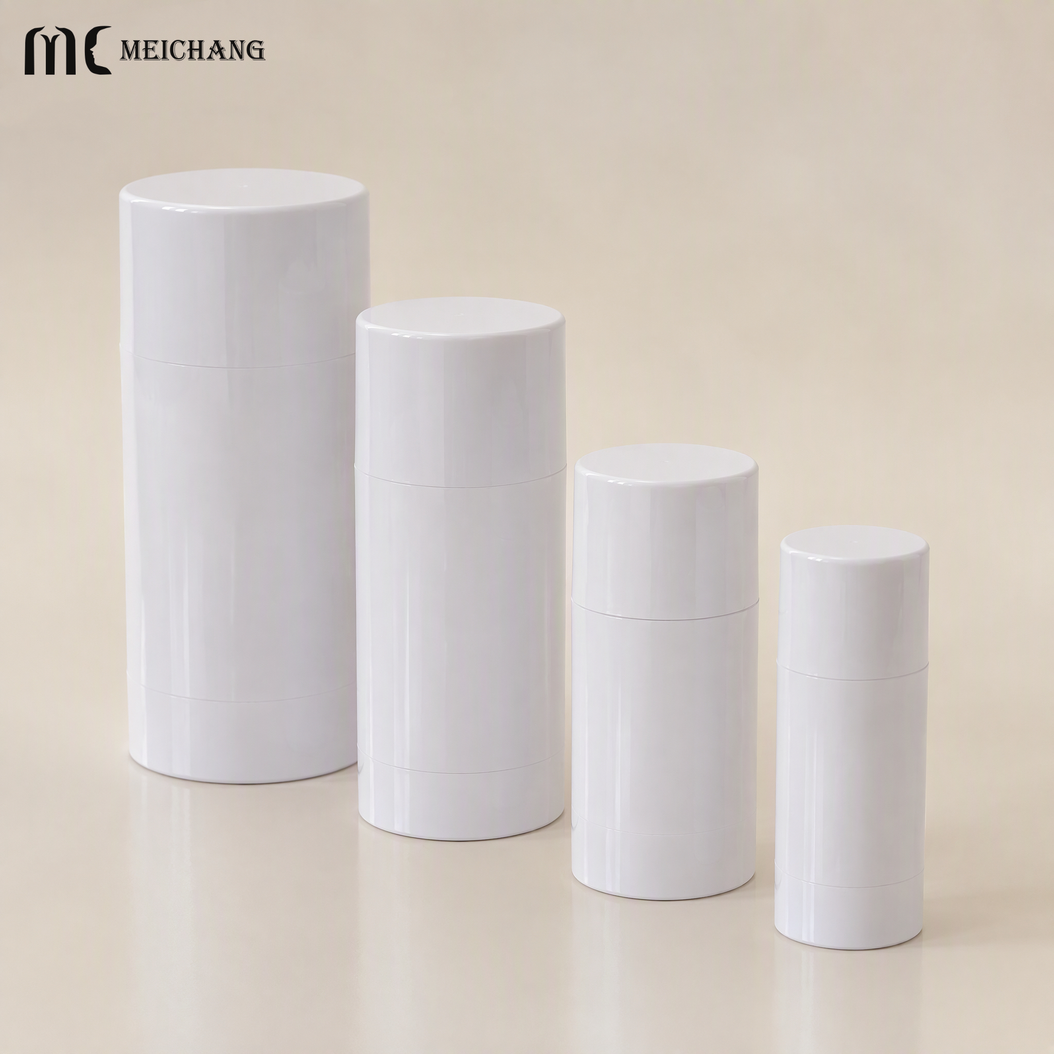 15ml / 30ml / 50ml / 75ml Round Twist-Up Deodorant Stick Container(MC-XT-1121)