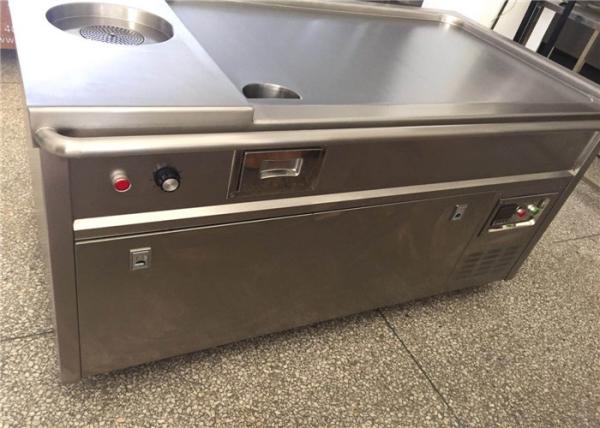 Grade japonesa de aço inoxidável de Teppanyaki do retângulo com controle do termostato