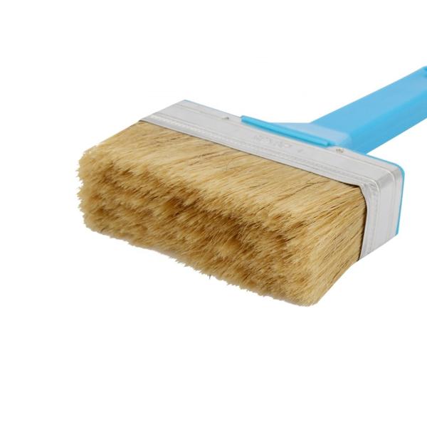Ceiling Brush Natural Bristle Paint Brush  Boild Pure Bristles 44mm Length