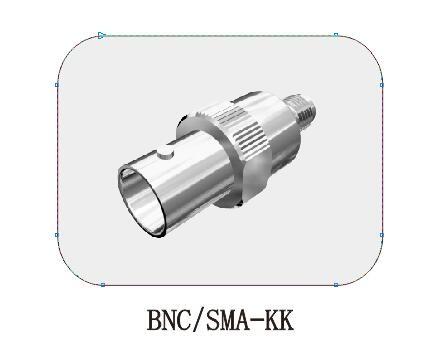Peso leve adaptador reto BNC fêmea de um RF de 50 ohms ao adaptador coaxial de SMA