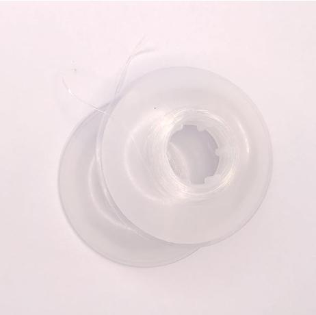 Fil élastique orthodontique sans latex, bobine de 25 pieds, transparent argenté 0.020 0.025