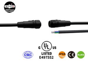 O UL certificou 6 o conector do Pin IP68 Overmolded M19